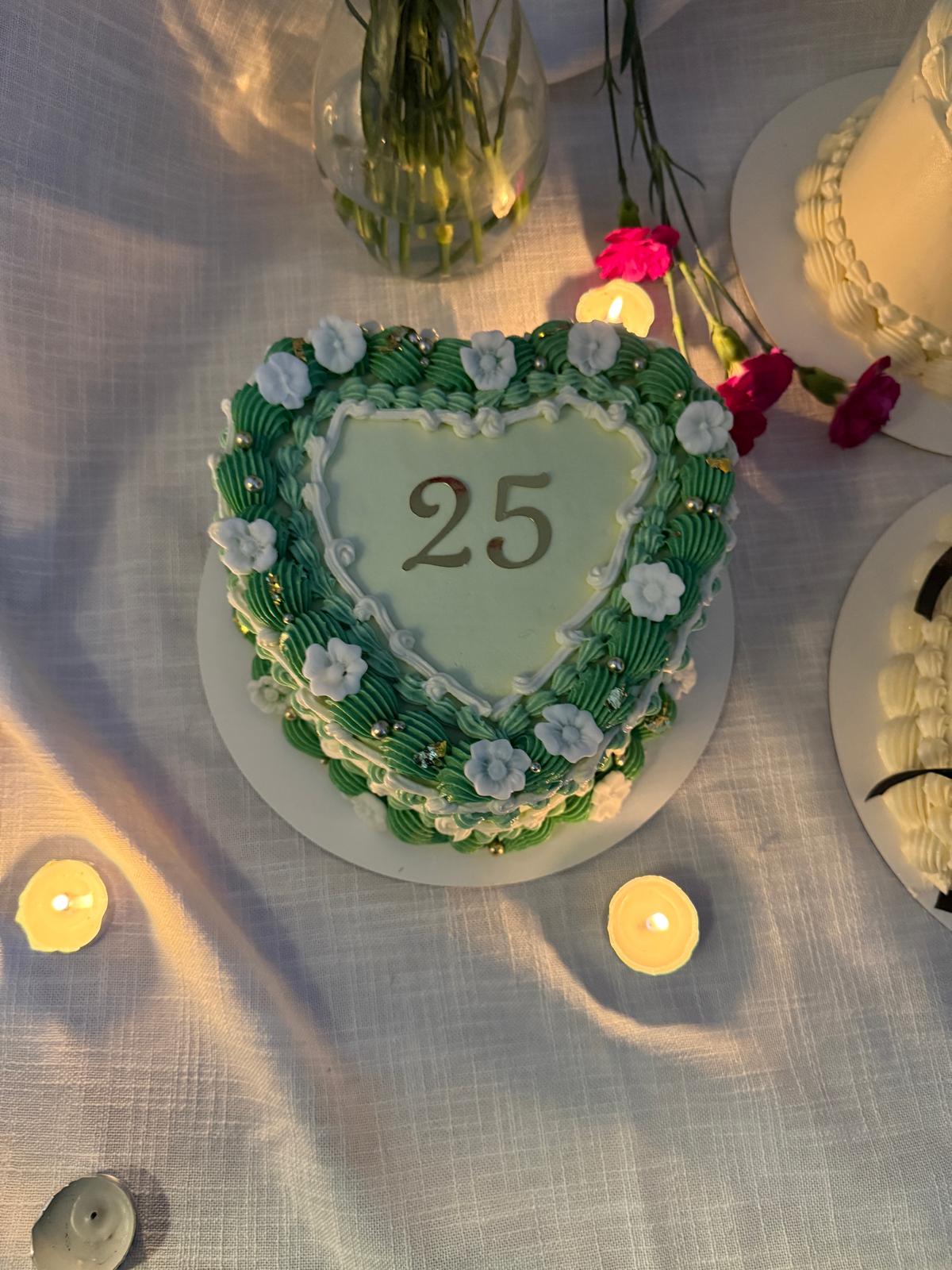 Celebration Heart Cake