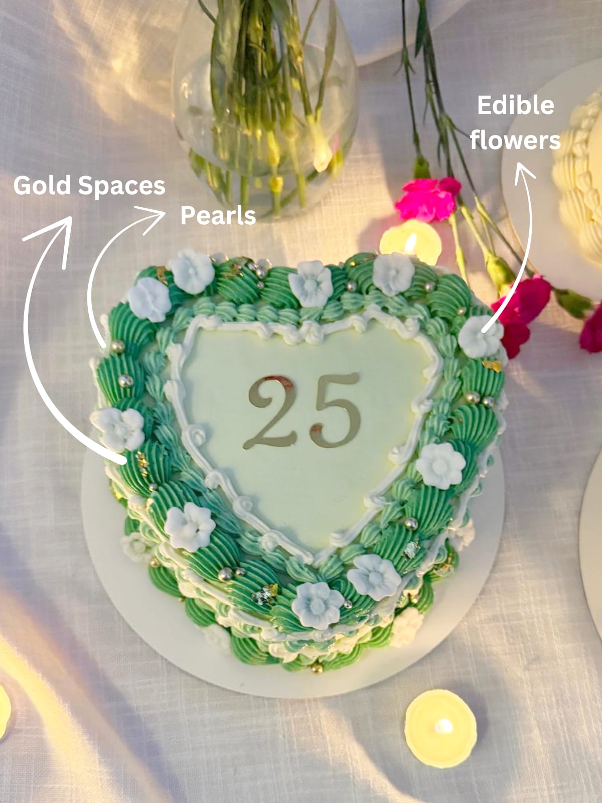 Celebration Heart Cake
